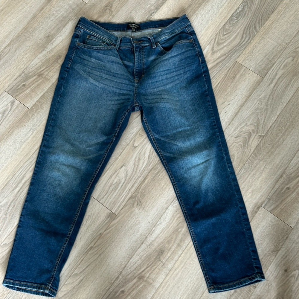 Banana Republic Factory Girlfriend Jean Dark Wash High Rise Size 31/12 Petite